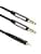 Geekria Câble audio compatible avec les casques Sennheiser Game One, Game Zero, PC 373D, GSP 500 et GSP 600, adaptateur répartiteur double jack 3,5 mm vers câble stéréo de remplacement 2,5 mm (1,7 m) - Image 5