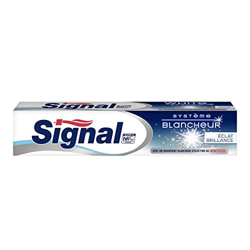 Signal Dentifrice Système Blancheur Eclat Brillance 75ml, Dents Blanches & Eclatantes, Santé Dentaire - Image 7