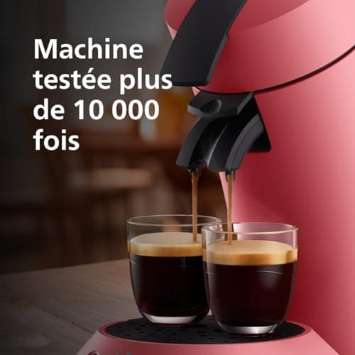 Senseo Original Plus Coffee Pod Machine, Coffee Boost Technology, 2 Cups at a Time, Recycled Plastic, Soft Red (CSA210/35) - Image 5