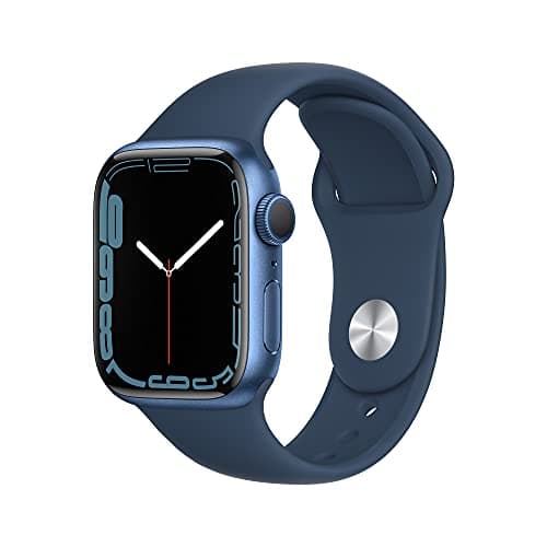 Apple Watch Series 7 (GPS, 41mm) - Blue Aluminum Case with Blue Abyss Sport Strap (Refurbished) - Image 2