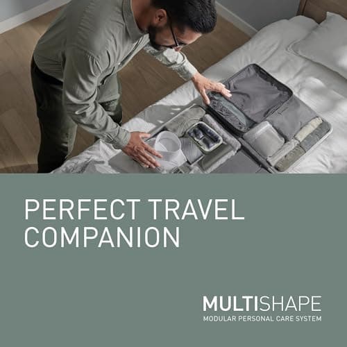 Panasonic MULTISHAPE - système modulaire de soins corps, cheveux et visage - ER-CKL1 : Kit unité principale étanche avec batterie rechargeable Li-ion et tête tondeuse étroite pour barbe - Image 6
