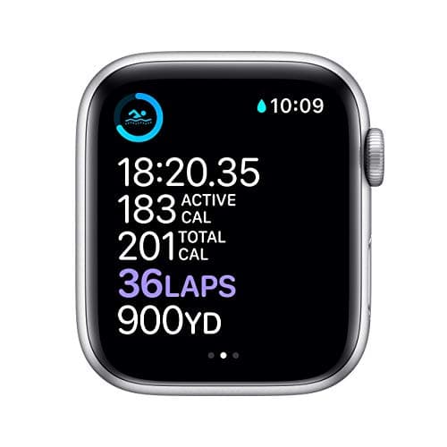 Apple Watch Series 6 (GPS + Cellular, 44MM) Silver Aluminium Case with White Sport Strap (Refurbished) - Image 4