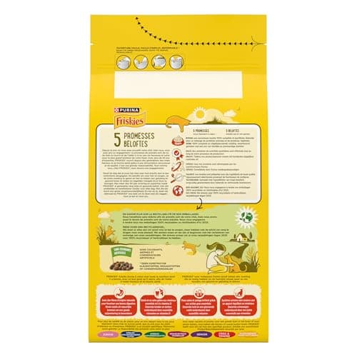 FRISKIES | Cat | Complete Dry Food for Adult Cats | Beef, Chicken and Vegetables | Complete Food Rich in Vitamins and Minerals | Bag | 1.5 kg - Image 5