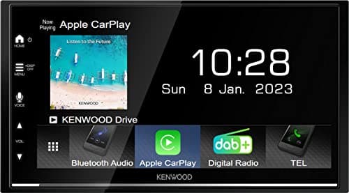 KENWOOD DMX7722DABS - 6.8" Digital AV Media Receiver with Wireless CarPlay and Android Auto (4 x 50W, DAB+/FM, BT, 3 Pre-Out 2.5V, USB, iPod/iPhone Control) - Image 6