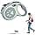 5 m Flexi 360° Rotatable Retractable Dog Lead with Non-Slip Handle and Quick Brake Button Suitable for Small, Medium and Large Dogs - Image 3