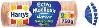 HARRYS - Harry'S Bread De Mie No Added Sugars Extra Soft Nature 750g - Pack of 4 - Sold By Lot