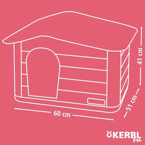 Kerbl Pet Cat house Paola Eco 60 x 51 x 41 cm - Image 8