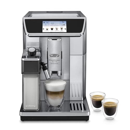 De'Longhi PrimaDonna Elite Experience ECAM650.85.MS, Automatic Coffee Machine, Steam Nozzle for Frothing Milk, Espresso and Cappuccino Machine, App Connectable, Stainless Steel, Metal - Image 2