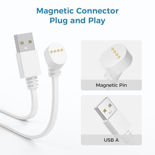 Itramax 8M Charging Cable for Nest Google Camera Outdoor/Indoor Power Supply Waterproof 5V2A Continuous Charger for Battery, Weather Resistant Continuous Charger - Image 4