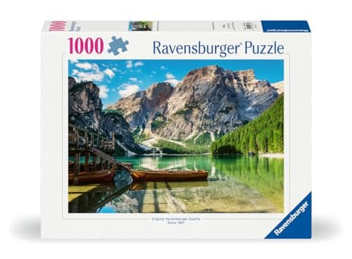 Ravensburger - Adult Jigsaw Puzzle - 1000 piece jigsaw puzzle - Bray Lake in the Dolomites, Italy - Adults and Children from 14 years old - High quality puzzle - Countries & Landscapes - 12000363 - Image 2