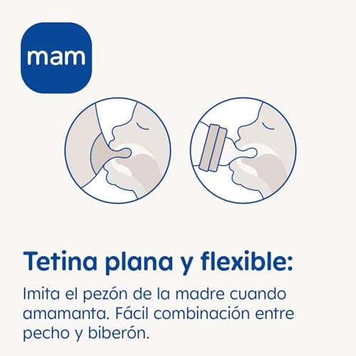 MAM Anti-Colic 260 ml Anti-Colic Bottle with Ventilation Base, Self-Sterilising MAM Bottle with No. 1 Extra Soft Silicone Teat, 2+ Months Lilac - Image 5