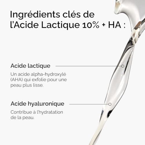 The Ordinary 10% Lactic Acid + Hyaluronic Acid, Very Powerful Exfoliating Serum, For Smoother, Radiant Skin, 30ml - Image 3