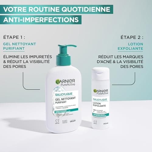 GARNIER Pure Active Face Scrub + Niacinamide Facial Cleanser - Reduces the Appearance of Blemishes - Vegan & Cruelty Free - All Skin Types - Men & Women - Image 4