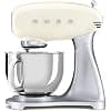 Smeg, SMF02CREU Pastry Processor, 10 Speed Levels, Step-On Function, Bowl 4.8 L, Safety Motor Lock, Flat Beater, Hook and Lid Included, 800W, Cream - Image 2