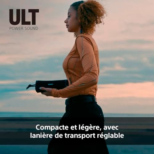 Sony ULT Field 1 - Enceinte Portable sans Fil Bluetooth ULT Power Sound, Basses Profondes, IP67, étanche à l'eau/poussière et antichocs, Batterie 12h, Prise d'appel, extérieur, Voyage - Gris Forêt - Image 8