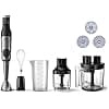 Philips Série 5000 Mixeur Plongeant, Puissant Moteur de 1200 W, Technologie ProMix + SpeedTouch, Bouton à une Touche, Accessoire Processeur d'Aliments, Noir (HR2685/00) - Image 4