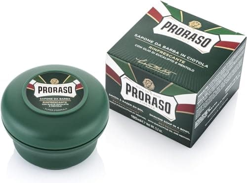 Proraso | Refreshing Beard Soap (150ml jar) - Eucalyptus and Menthol Oil Shaving Soap - Made in Italy - Image 2