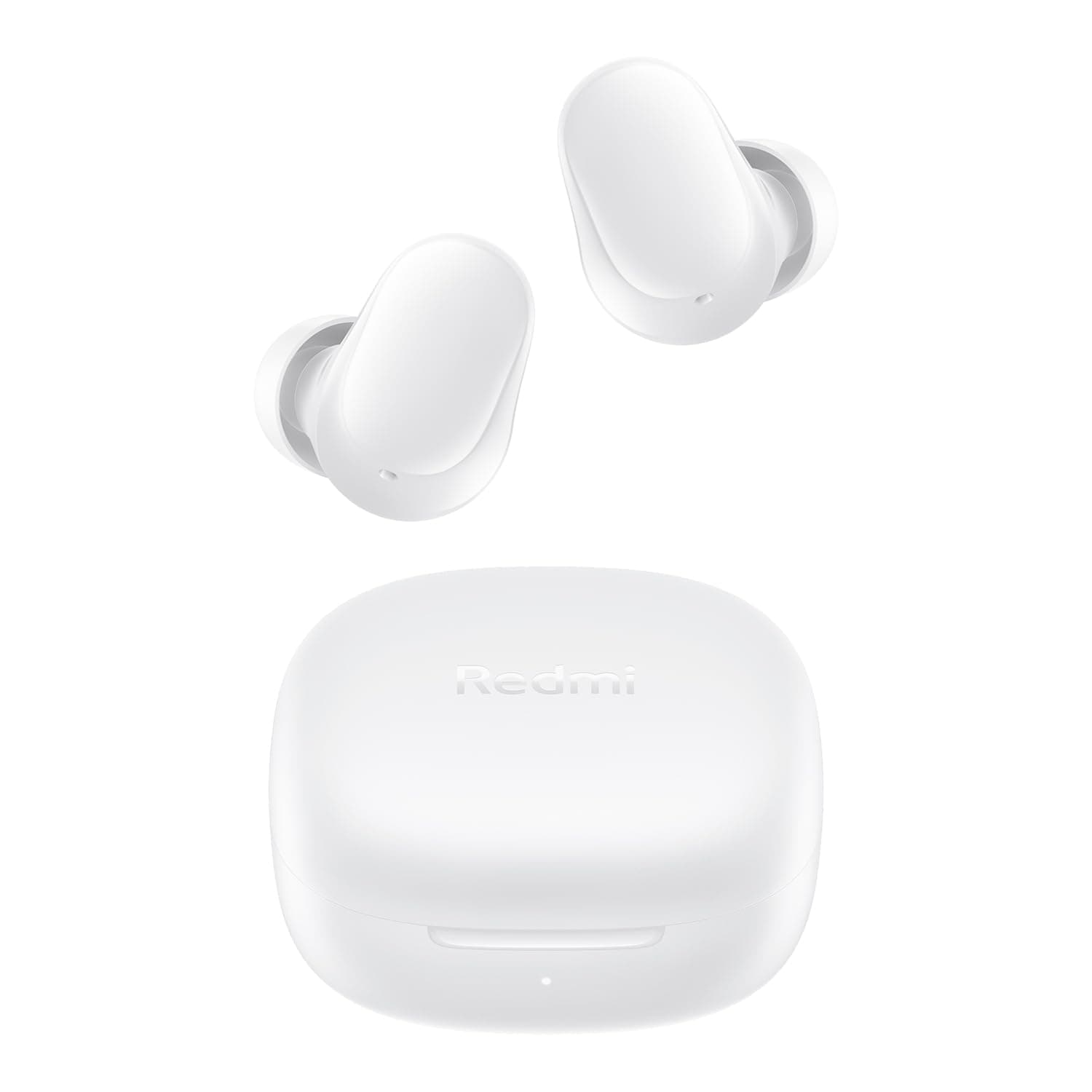 XIAOMI Redmi Buds 6 Play – Bluetooth Headphones, 10 mm Drivers, 5 EQ Modes, Up to 7.5h+36h Battery Life, 10min Charge Provides 3h Music Playback, IPX4, White - Image 1