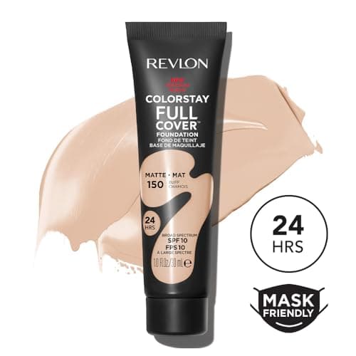 Revlon ColorStay Full Cover, Flawless Covering Foundation, Make-up Tone, Optimal Coverage and Matte Finish, Resists Any Tests, Second Skin Effect, N150 Buff - 30 ml - Image 3