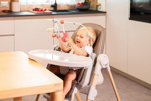 Chicco - Chicco Polly Armonia Highchair Play Bar, Highchair Accessory, Develops Baby Coordination, 0.01m Plus, with Detachable Plush Toys and Teething Ring - Image 5