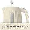 Breville Bold VKT223 Electric Kettle Vanilla 1.7 Litre 3 kW Fast Boiling Cream Chrome Silver [VKT223] - Image 5