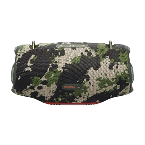 JBL Xtreme 4, Enceinte Portable Bluetooth avec Son JBL Pro, jusqu'à 24h d'autonomie, Recharge Rapide, Étanche Indice IP67, bandoulière Incluse sans Adaptateur PD, au Motif camouflé - Image 8
