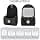 Geekria Étui de transport compatible avec Apple AirPods 4/Pro 2, housse en cuir à clipser, support de ceinture résistant (noir) - Image 4