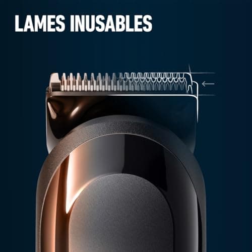 Gillette King C Electric Trimmer for Men, Cordless with Sharpened Blades Wear-Resistant and Washable Head, Set with 4 Different Combs for 3 Day Beard Shaving, Short, Medium and Long - Image 5