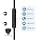 BINGLE Replacement Audio Cable for Bose 700 700 UC, QuietComfort 25, QuietComfort 35II, OE2, OE2i, On-Ear 2, 3.5mm to 2.5mm Replacement Cable with Micro/Remote Control - 1.2m/4FT (Black) - Image 3
