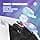 PlayVital LED Protective Cover for PS5 Controller, Joystick Caps for PS4 Analog Stick Cover for Xbox Series/One X S for Nintendo Switch Pro Controller-Jellyfish Purple & Blue - Image 5