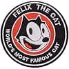 Felix The Cat World's Most Famous Cat Patch 10.5 cm Iron-On Rock Patch - Image 2