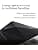 Aulumu A39 Geometric Case for AirPods Pro 3 with Lock | Protective Case for Apple AirPods Pro 3rd Generation (2025) with Nylon Strap - Black - Image 4