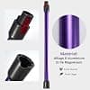 Telescopic Tube for Dyson, Hard Extension Tube Compatible with Dyson V7 V8 V10 V11 V15, Quick Connect Suction Tube for Dyson Vacuum Cleaner with Two 2 in 1 Brushes, Purple - Image 5