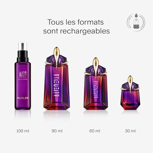 MUGLER ALIEN HYPERSENSE Eau De Parfum Rechargeable Pour Elle - Parfum Pour Femme - Florale Boisée Ambrée - Image 5