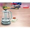 Tefal BJ551B10 Tastea Tea Maker, 8 Temperature Settings, 1.5L Capacity, Removable Stainless Steel Tea Basket, Keep Warm, Durable Glass Body, Grey/White - Image 3