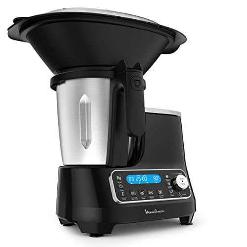 Moulinex Clickchef Compact Multi-Function Cooker, 3.6 L, 1400 W, 5 Programs, 32 Functions, Built-in Kitchen Scale, Steamer, Mixer HF456810 [Control Screen] - Image 2