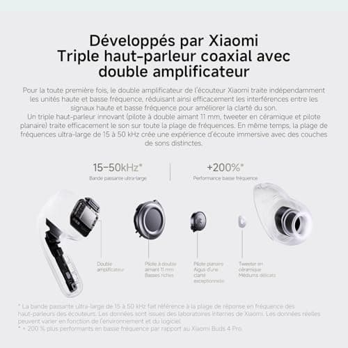 XIAOMI Redmi Buds 5 Pro, Noise Cancelling Headphones, Up to 38 Hours of Battery Life, Immersive Space Sound, New Design, Black - Image 5