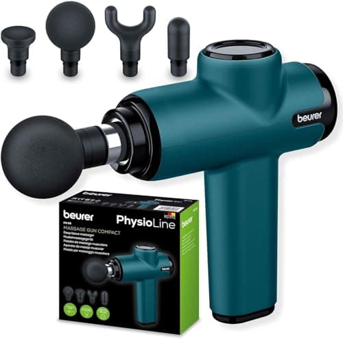 Beurer MG 99 Handy Massage Gun with 4 Accessories, Powerful Trigger Point Massage, Tension Release, Compact Muscle Massager with 5 Intensity Levels - Image 2