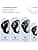 JETech Case with Screen Protector for Google Pixel Watch 3/2/1 41mm, Built-in 9H Tempered Glass Film, Hard PC Protector Case, Pack of 2 (Black Transparent) - Image 4