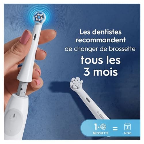 Oral-B Pack of 8 Gentle Care Replacement Brushes, Genuine White, Softest Brushing, Suitable for Sensitive Gums, Toothbrush for Oral B iOS Electric Toothbrushes, Cardboard - Image 6