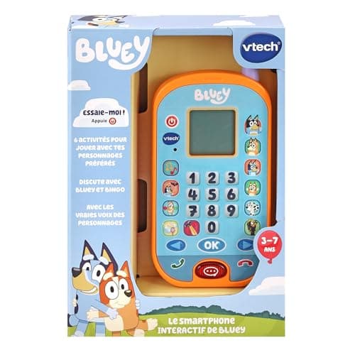 VTech - Bluey, Educational Smartphone, Children's Mobile Phone with Backlit Screen, 4 Games, Interactive Toy, Gift for Children from 3 to 7 Years - Image 5
