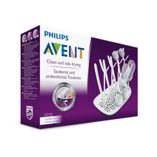 Philips Avent Design Drainer for 8 Bottles Black and White (Model SCF149/00) - Image 3