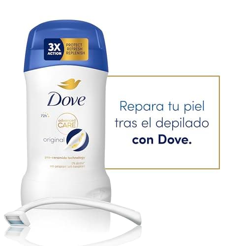 Dove Advanced Care Deodorant Stick Original - Triple Action Hydrating Technology - 48 Hour Anti-Perspirant Protection - 50ml - Image 6