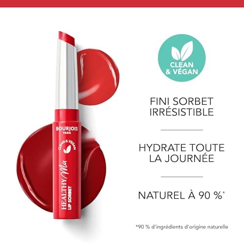 Bourjois - Lip Sorbet - Healthy Mix Clean - 04 Scoop'Ink - Formule Clean & Vegan - Image 5