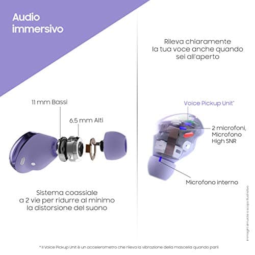 Samsung Écouteurs Galaxy Buds Pro + Adaptateur USB-C écouteurs sans Fil, Annulation Active du Bruit, Son ambiant, IPX7, Charge sans Fil, Argent (Phantom Silver) [Version française] - Image 6