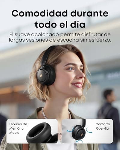 Soundcore by Anker Q30 Casque Bluetooth sans Fil à Réduction de Bruit Active Hybride, Plusieurs Modes, Hi-Res Son, EQ in App, Autonomie 40 h, Charge Rapide, Oreillettes Confort(Reconditionné) - Image 8