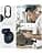 SURITCH Case for Bose QuietComfort Earbuds II 2022/QuietComfort Ultra 2023/Ultra 2nd Gen,Shockproof Protection with Carabiner, Keychain and Transparent Window with Logo(Navy) - Image 7
