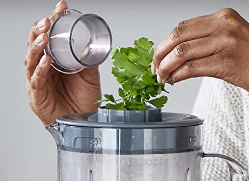 Kenwood BLP41.C0WH Blender, 2L jug with practical handle, steel blades, 3 speeds+pulse, including chopped accessory, non-slip feet, plastic, white and gray - Image 7