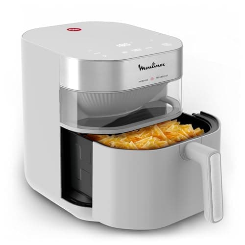 Moulinex Easy Fry Infrared 7L, Air Fryer, Exclusive Infrared Technology, Faster, More Even, Large Capacity, EZ831GF0, Nude Grey - Image 3