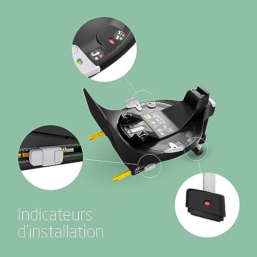 Maxi-Cosi FamilyFix 360 i-Size Base, Swivel Car Seat Base, ISOFIX 360 Swivel Base, 0-4 Years (40-105cm), FlexiSpin One-Handed Rotation, TravelSafe Rotation Lock, Click & Go, Black - Image 7